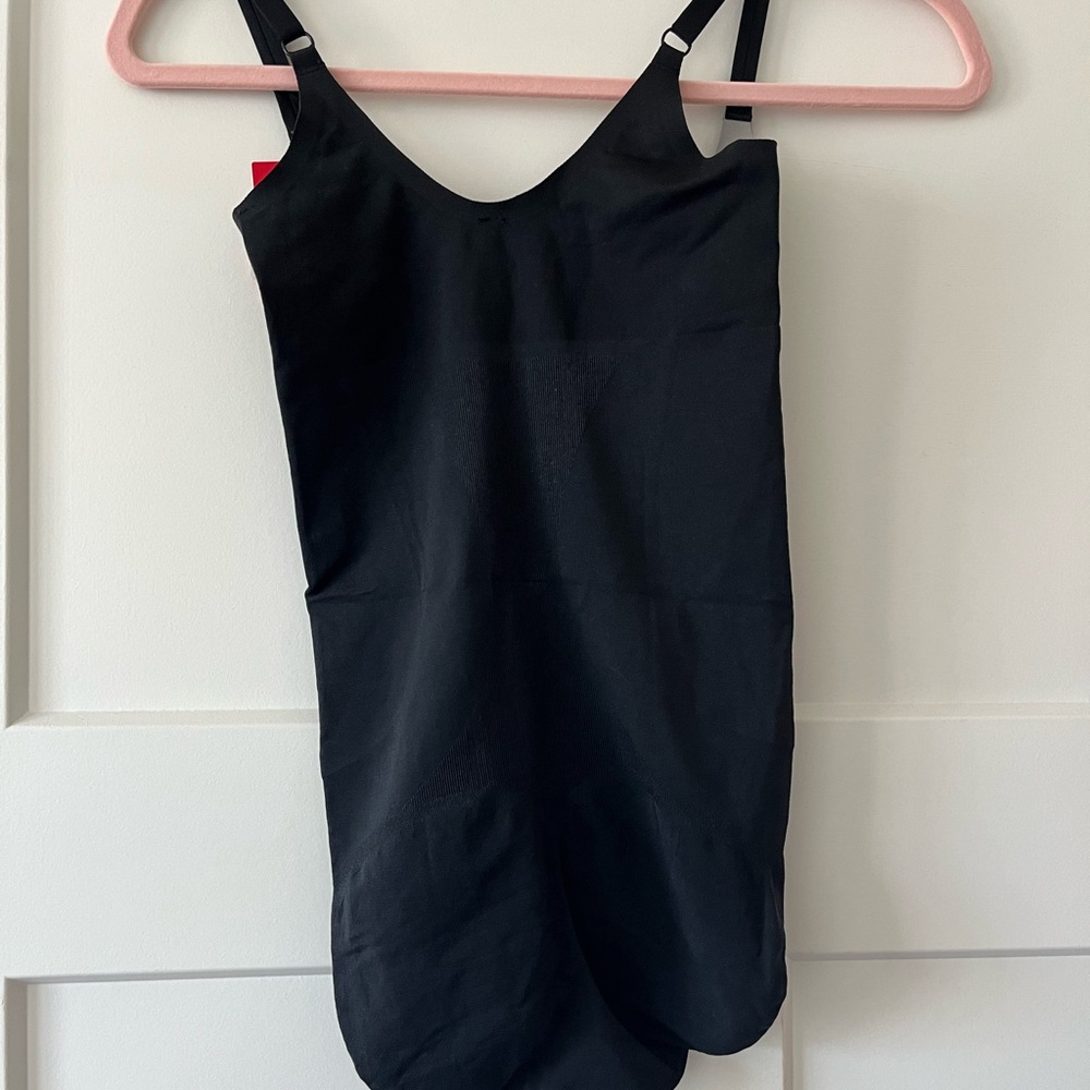 SPANX Black Sleeveless Body Suit
